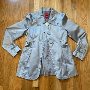 Therapy Lane Crawford Shiny Gray Jacket. Size small.
